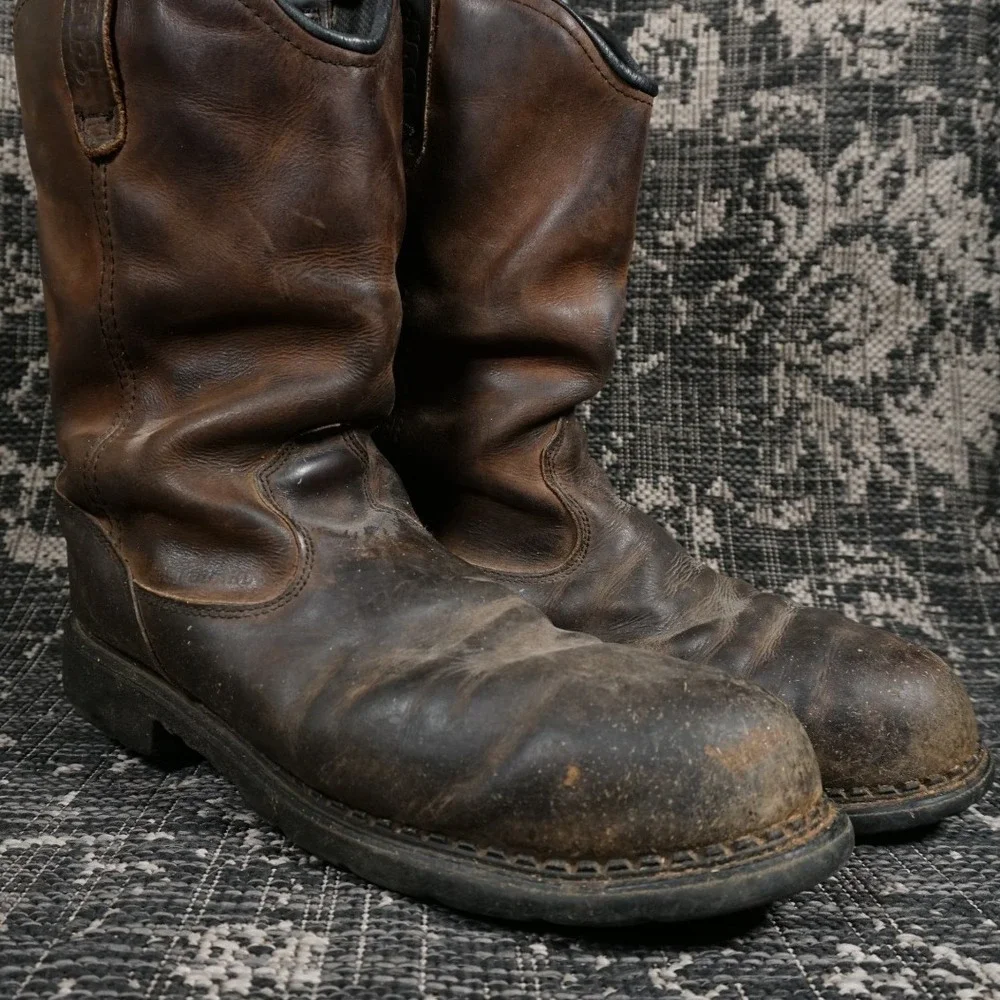 Red Wing 4441 Pecos Leather Work Boots Steel Toe Oil Resistant Insulated Sz 13 B